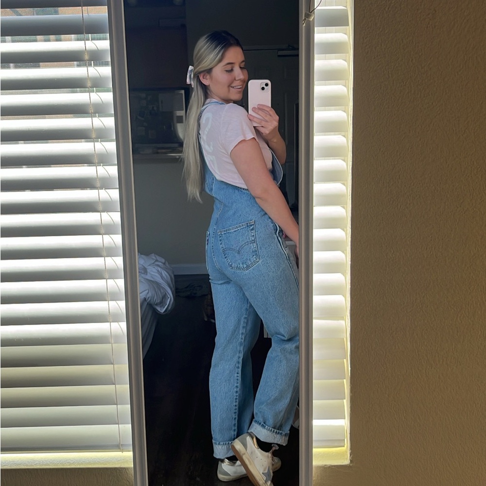 Women's Levi  Blue Denim Overalls
